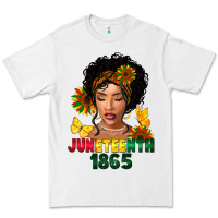 White juneteenth 1865 black woman Premium Tee - FaDigitalArtStudio