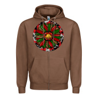 Chestnut Sunflower Christmas Zipper Hoodie - RanaPortraitStore