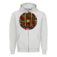 Dove Grey Sunflower Christmas Zipper Hoodie - RanaPortraitStore