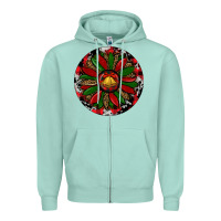 Seafoam Sunflower Christmas Zipper Hoodie - RanaPortraitStore