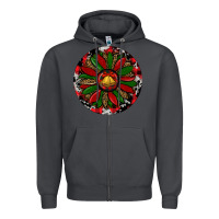 Smoke Sunflower Christmas Zipper Hoodie - RanaPortraitStore
