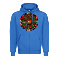 True Royal Sunflower Christmas Zipper Hoodie - RanaPortraitStore