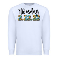 White 2 22 22 twosday Premium Sweatshirt - RanaPortraitStore