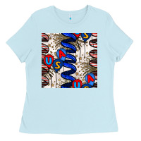 Usa Balloons Seamless Pattern Ladies Tee | Teevron