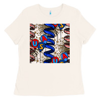 Bone usa balloons seamless pattern Ladies Tee - BundleAndBundleShop