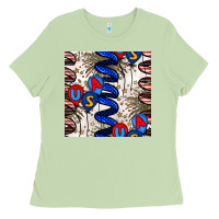 Matcha usa balloons seamless pattern Ladies Tee - BundleAndBundleShop