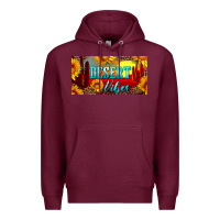 Burgundy desert vibes license plate Premium Hoodie - Artiststas