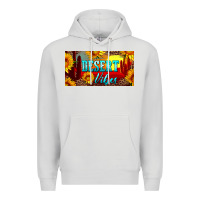 Dove Grey desert vibes license plate Premium Hoodie - Artiststas