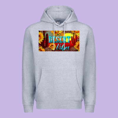 Desert Vibes License Plate Premium Hoodie Designed By Artiststas
