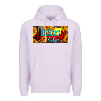 Lilac desert vibes license plate Premium Hoodie - Artiststas