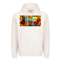 Pale Pink desert vibes license plate Premium Hoodie - Artiststas