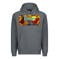 Rock desert vibes license plate Premium Hoodie - Artiststas