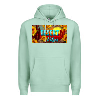 Seafoam desert vibes license plate Premium Hoodie - Artiststas
