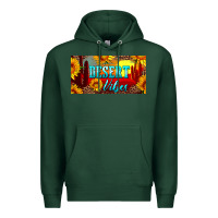 Sports Green desert vibes license plate Premium Hoodie - Artiststas