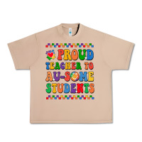 Burro Proud Teacher to au-some student Urban Heavy Tee - CowhideDigitalArt