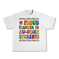 Lunar Rock Proud Teacher to au-some student Urban Heavy Tee - CowhideDigitalArt
