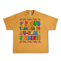 Peanut Butter Proud Teacher to au-some student Urban Heavy Tee - CowhideDigitalArt