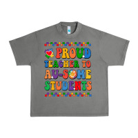 Tornado Proud Teacher to au-some student Urban Heavy Tee - CowhideDigitalArt