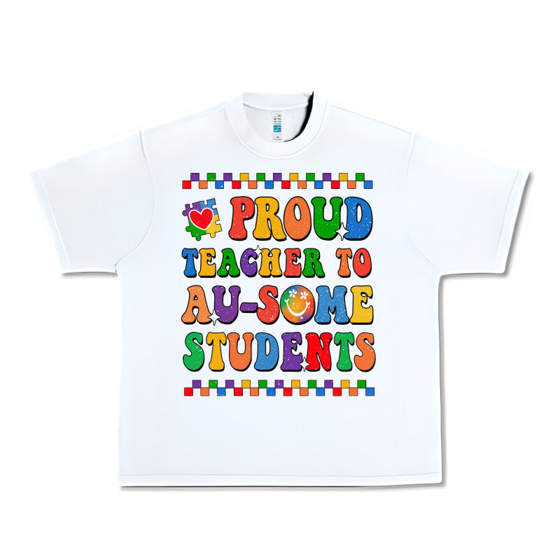 Proud Teacher To Au-some Student Urban Heavy Tee by CowhideDigitalArt | Teevron