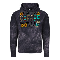 Cloud Black i pretend coffee Vintage Hoodie - RacoonDesign