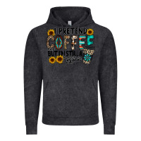 Vintage Black i pretend coffee Vintage Hoodie - RacoonDesign