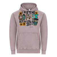 Vintage Zinc i pretend coffee Vintage Hoodie - RacoonDesign