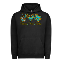 Pigment Black Peace Love Texas Urban Hoodie - Jasminsmagicworld
