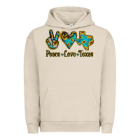 Pigment French Oak Peace Love Texas Urban Hoodie - Jasminsmagicworld