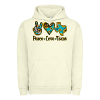 Pigment Pistachio Peace Love Texas Urban Hoodie - Jasminsmagicworld