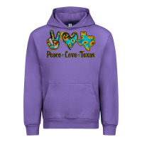 Tulip Peace Love Texas Urban Hoodie - Jasminsmagicworld