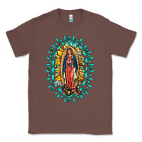 Chestnut Our Lady Of Guadalupe Gemstone Sunflowers Classic Tee - FaDigitalArtStudio