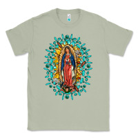 Matcha Our Lady Of Guadalupe Gemstone Sunflowers Classic Tee - FaDigitalArtStudio