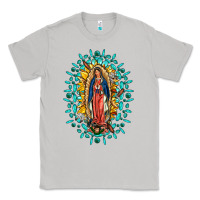 Moon Dust Our Lady Of Guadalupe Gemstone Sunflowers Classic Tee - FaDigitalArtStudio