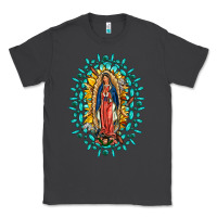 Smoke Our Lady Of Guadalupe Gemstone Sunflowers Classic Tee - FaDigitalArtStudio