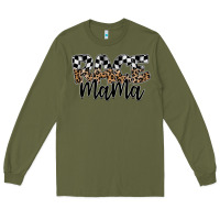 Army Green race mama Long Sleeve Tee - SublimationCraftShop