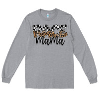 Heather Grey race mama Long Sleeve Tee - SublimationCraftShop