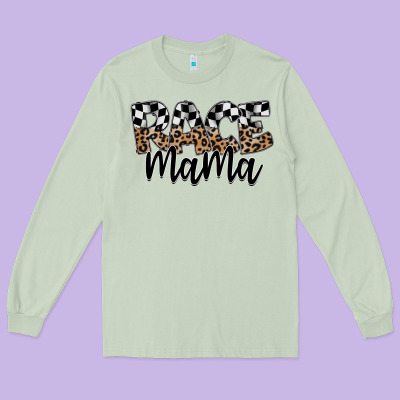 Race Mama Long Sleeve Tee Designed By Sublimationcraftshop