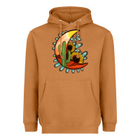 Meerkat turquoise desert moon Heavyweight Hoodie - Jasminsmagicworld