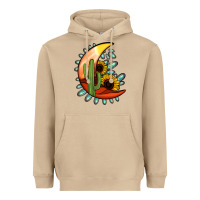Mushroom turquoise desert moon Heavyweight Hoodie - Jasminsmagicworld