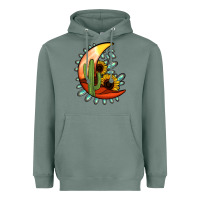 Sage turquoise desert moon Heavyweight Hoodie - Jasminsmagicworld