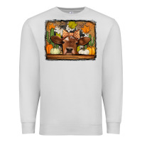 Dove Grey fall cow Premium Sweatshirt - Jasminsmagicworld