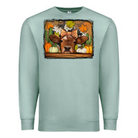 Seafoam fall cow Premium Sweatshirt - Jasminsmagicworld