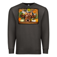 Smoke fall cow Premium Sweatshirt - Jasminsmagicworld