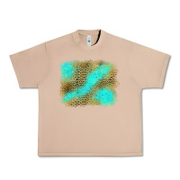 Burro Turquoise Leopard Background Urban Heavy Tee - Jasminsmagicworld