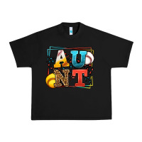 Black Baseball and Softball aunt leopard frame Urban Heavy Tee - LillyAllenDesigns