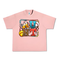Salmon Baseball and Softball aunt leopard frame Urban Heavy Tee - LillyAllenDesigns