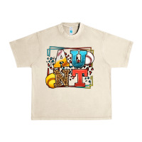 Sandshell Baseball and Softball aunt leopard frame Urban Heavy Tee - LillyAllenDesigns