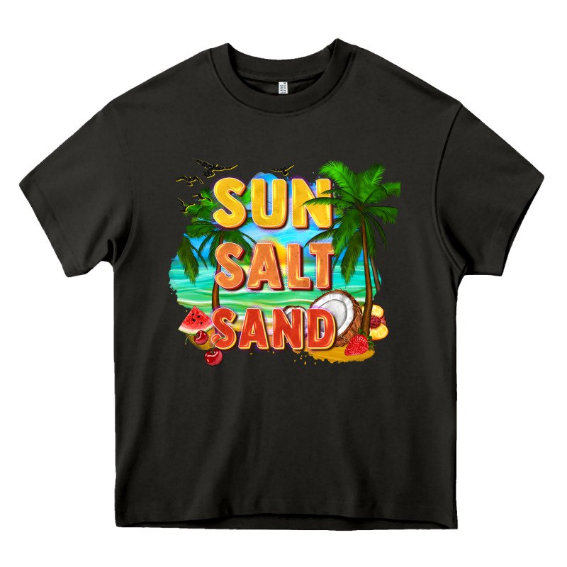 Sun Salt Sand Heavy Core Tee by FaDigitalArtStudio | Teevron