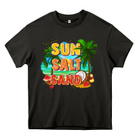 Asphalt Sun salt sand Heavy Core Tee - FaDigitalArtStudio