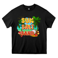 Black Sun salt sand Heavy Core Tee - FaDigitalArtStudio